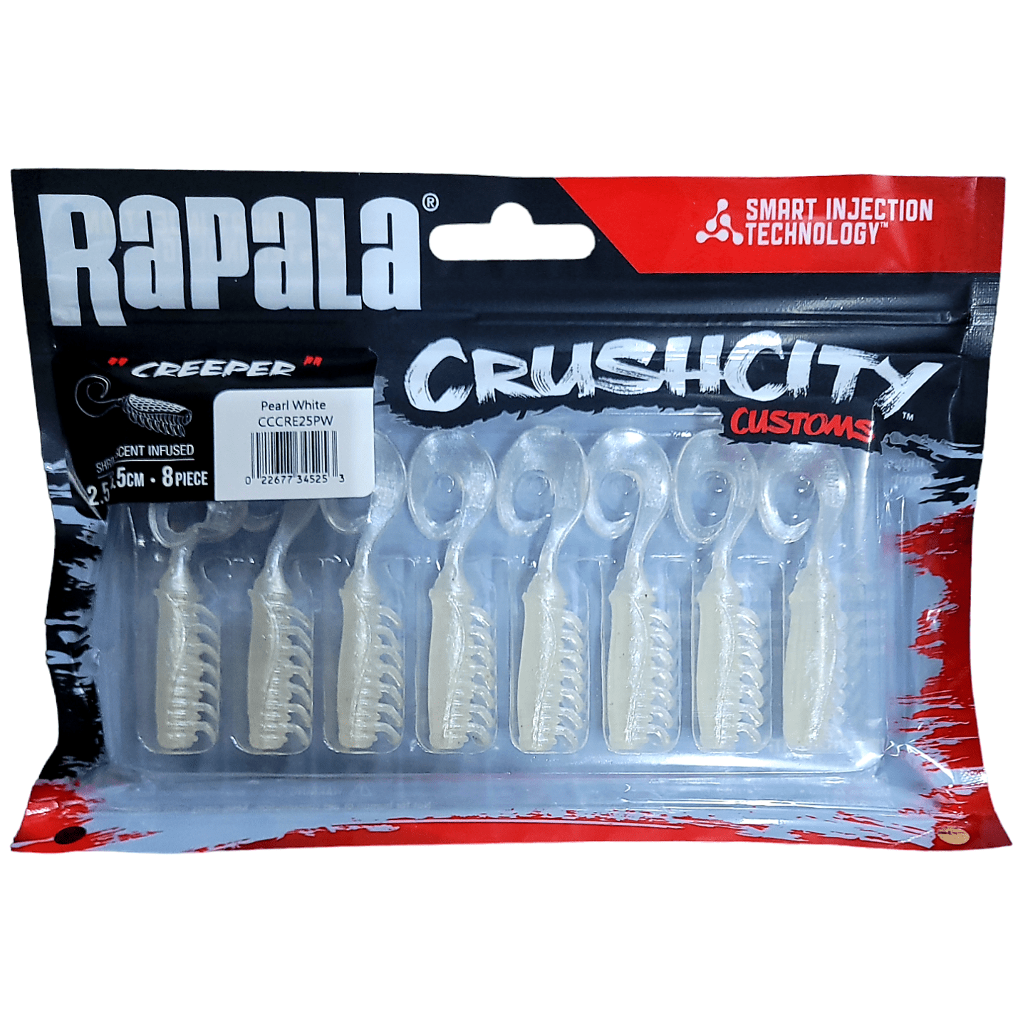 Rapala Rapala Crush City 2.5" Creeper Soft Plastic Lures 8pcs premium fishing tackle gear from Allways Angling