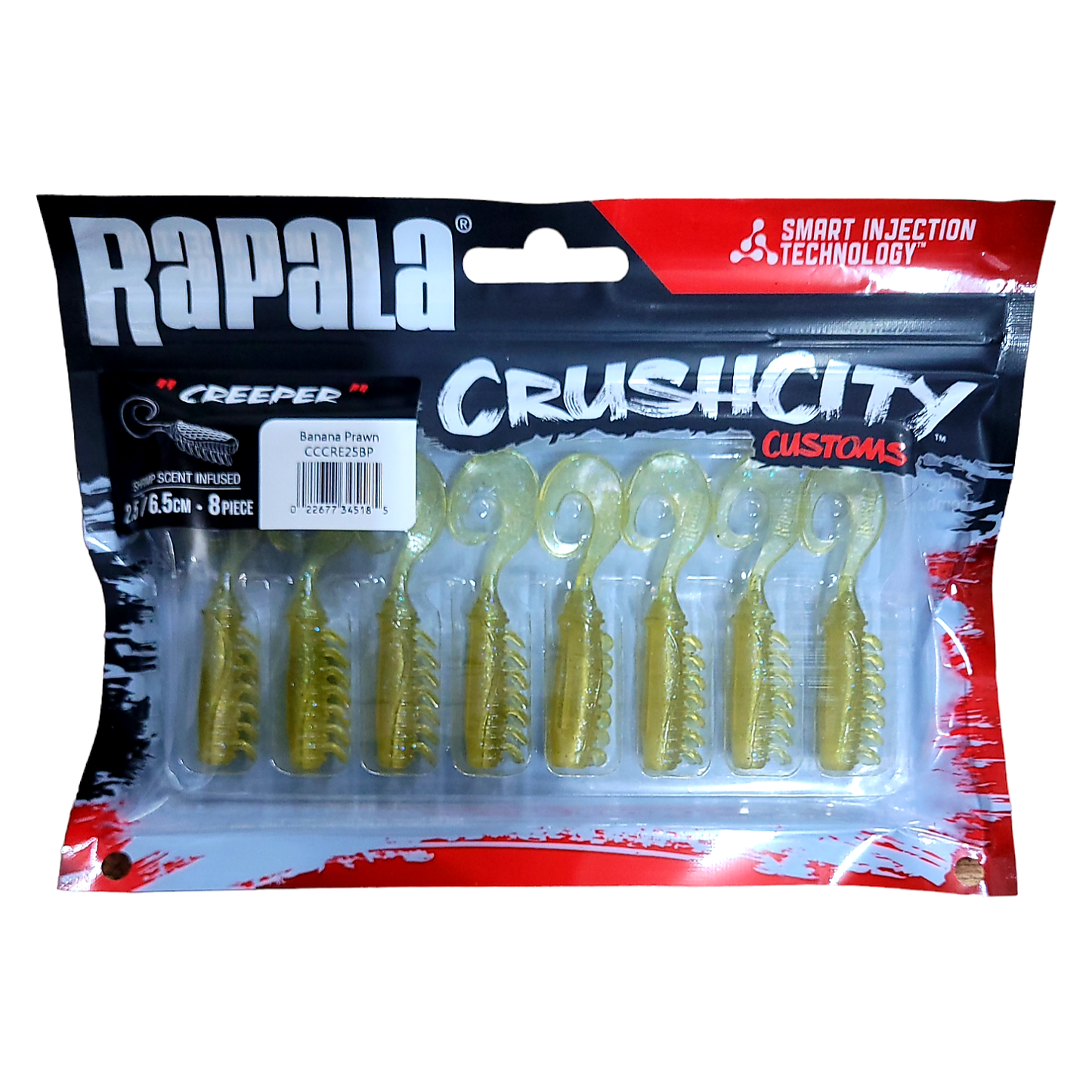 Rapala Rapala Crush City 2.5" Creeper Soft Plastic Lures 8pcs premium fishing tackle gear from Allways Angling