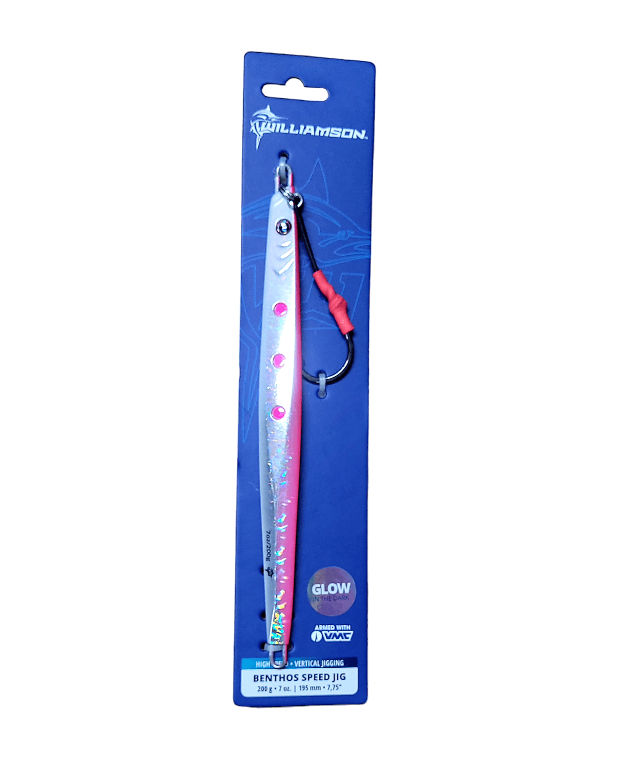 Williamson Williamson Benthos Speed Knife Jig 200g PINK premium fishing tackle gear from Allways Angling