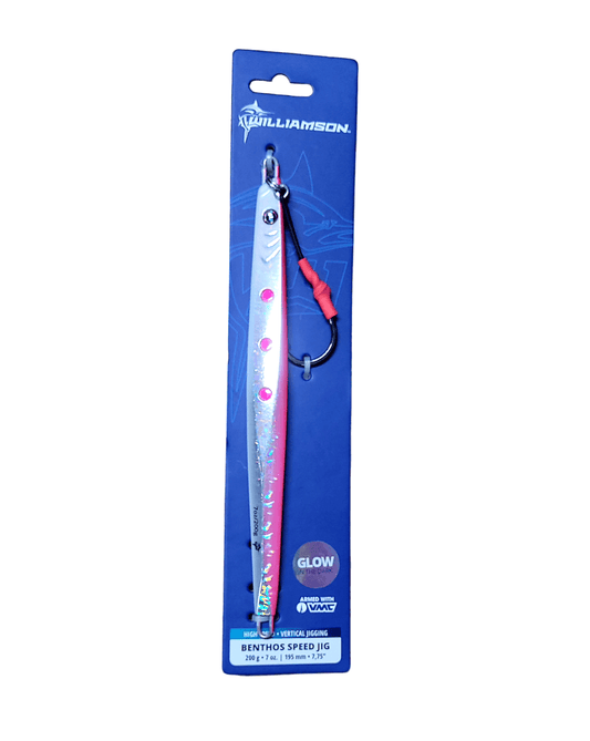 Williamson Williamson Benthos Speed Knife Jig 200g PINK premium fishing tackle gear from Allways Angling
