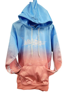 Mad Fisho KIDS Fishing Hoodie Jumper Pink Blue