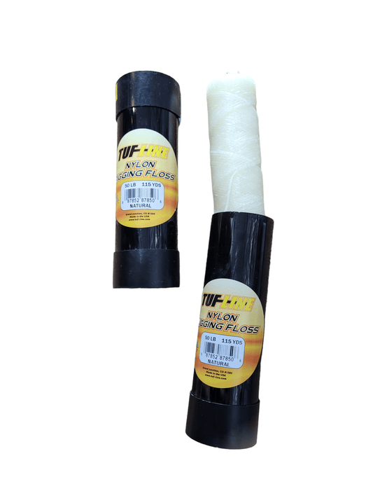 TUF-Line TUF-LINE Rigging Floss 50lb Waxed Thread 1/8lb Spool Marlin Live Bait Rigging premium fishing tackle gear from Allways Angling