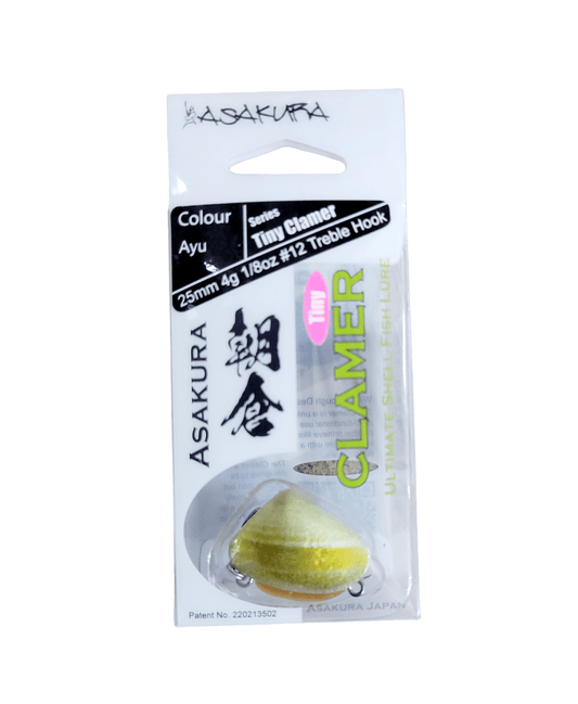 Asakura Asakura Tiny Clamer 25mm Pippi Lure AYU premium fishing tackle gear from Allways Angling