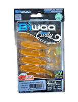 BIWAA TAILGUNR CURLY 2.5 Soft Plastic 8pcs MOTOR OIL