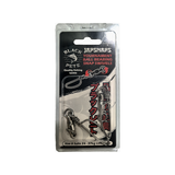 Black Pete Jap Snap #8 Stainless Ball Bearing Snap Swivels 2pk