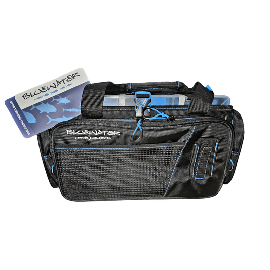 Bluewater Bluewater Drift 3700 Topless Tackle Bag with 5x Stowaway Boxes premium fishing tackle gear from Allways Angling