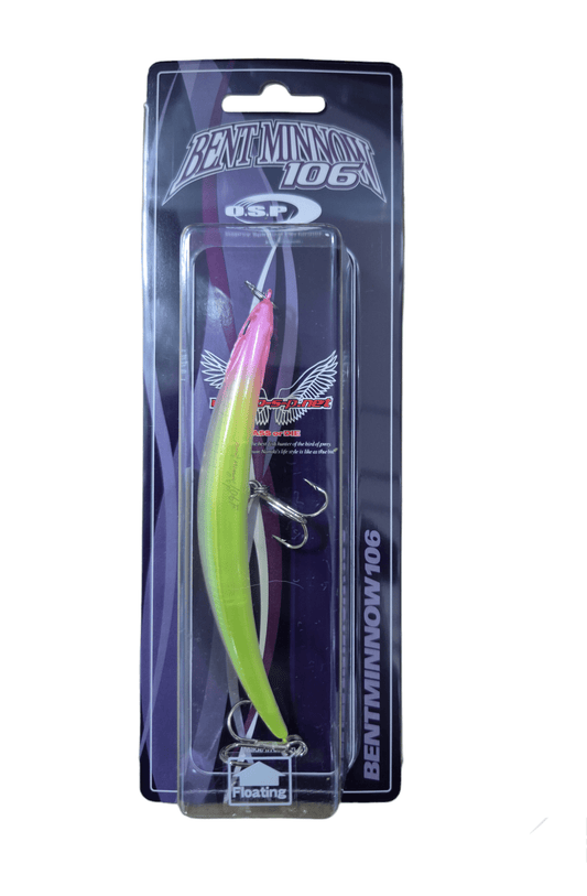 OSP O.S.P Bent Minnow 106 Floating P-74 premium fishing tackle gear from Allways Angling