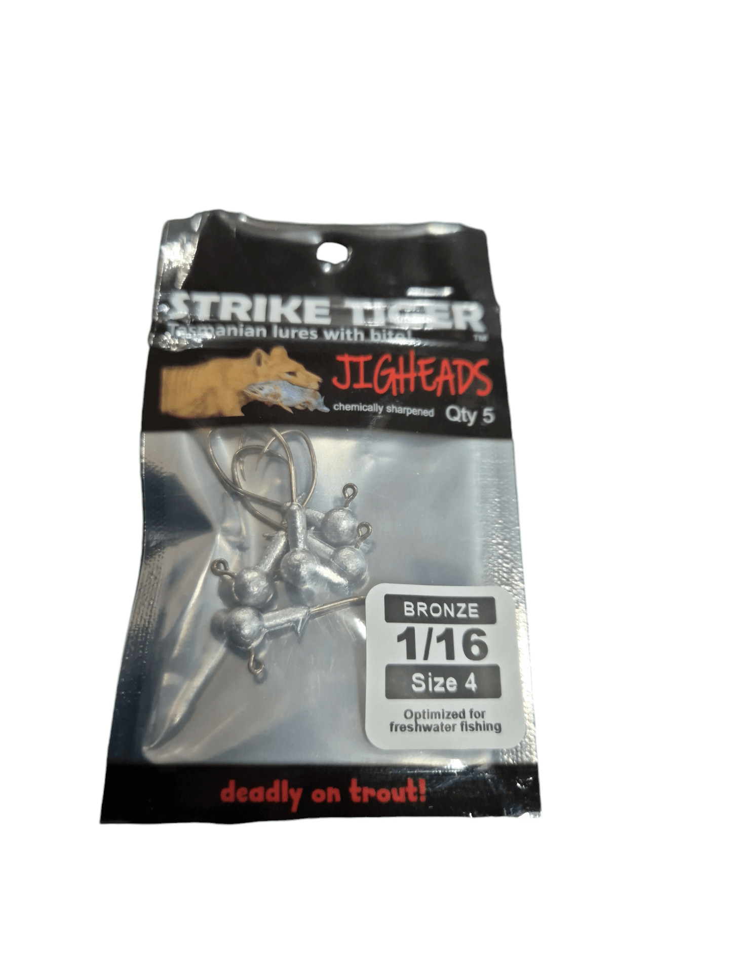 Strike Tiger Strike Tiger Bronze Trout Jig heads (5 pack) premium fishing tackle gear from Allways Angling