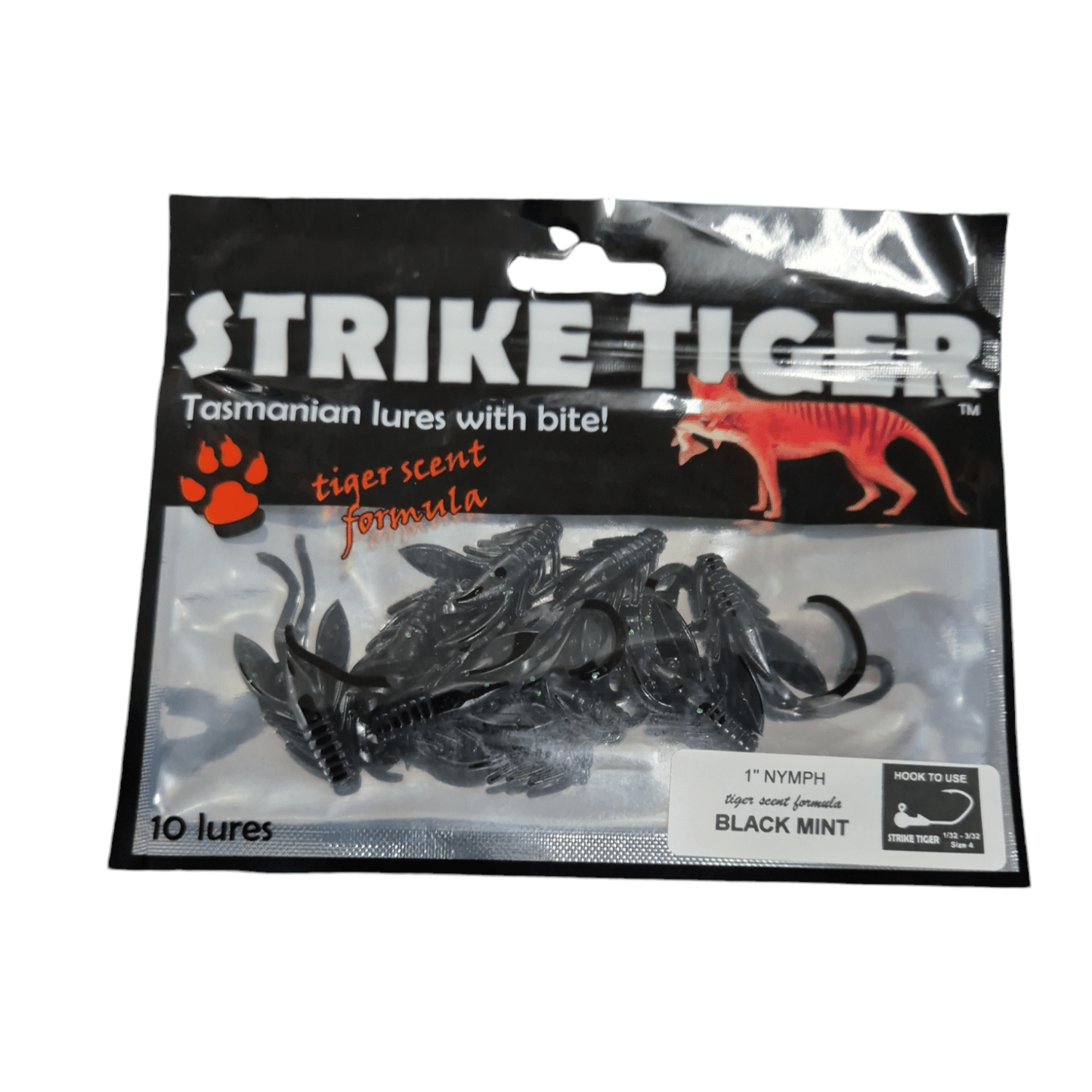 Strike Tiger Strike Tiger 1" Nymph Soft Plastics (10 Pack) premium fishing tackle gear from Allways Angling
