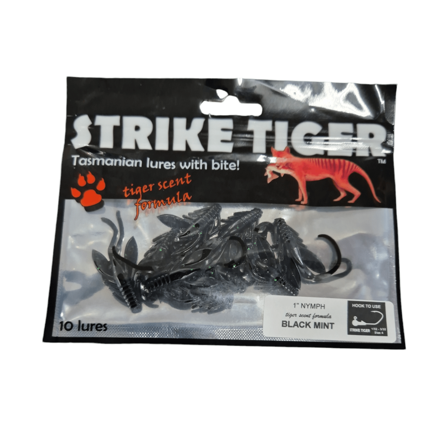 Strike Tiger Strike Tiger 1" Nymph Soft Plastics (10 Pack) premium fishing tackle gear from Allways Angling