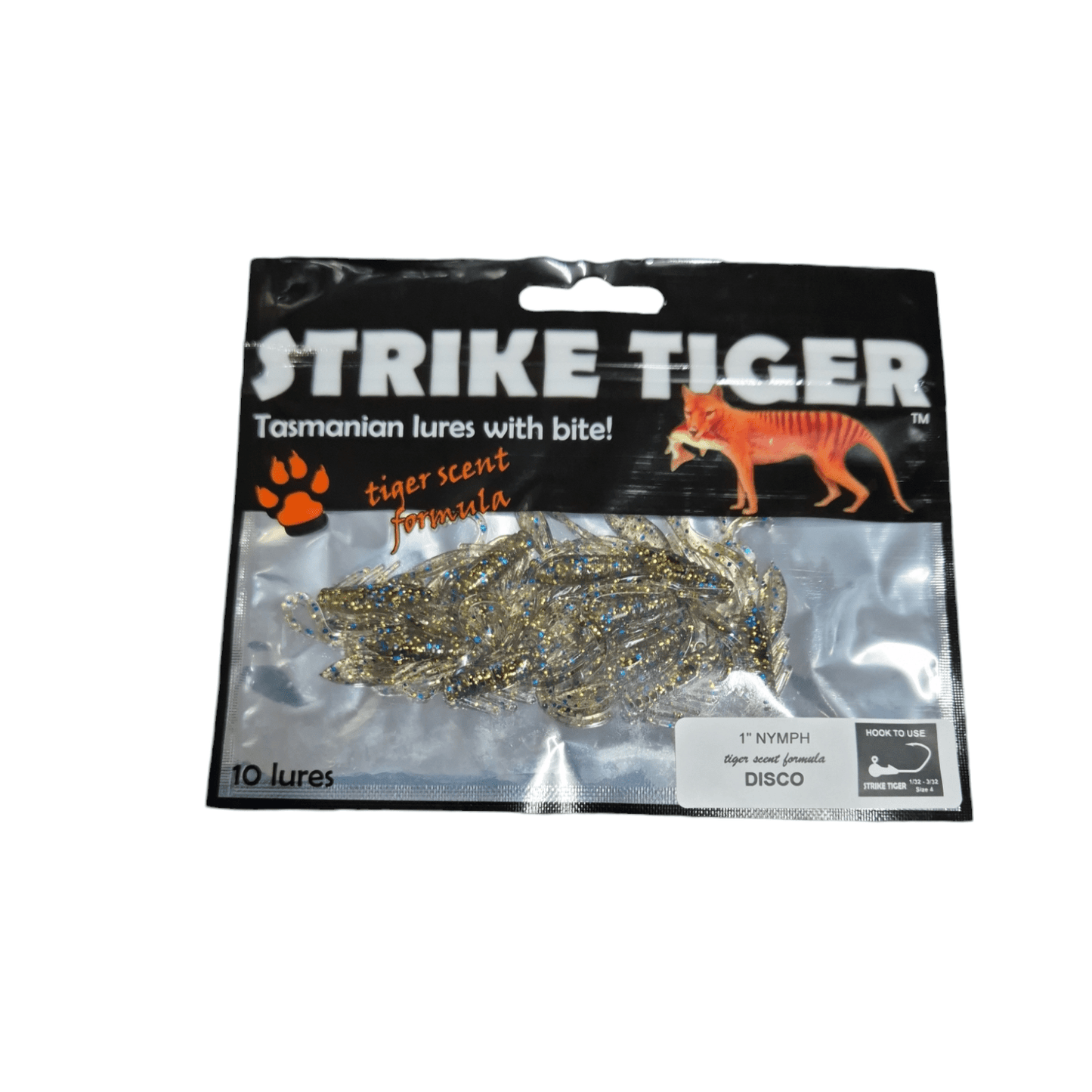 Strike Tiger Strike Tiger 1" Nymph Soft Plastics (10 Pack) premium fishing tackle gear from Allways Angling