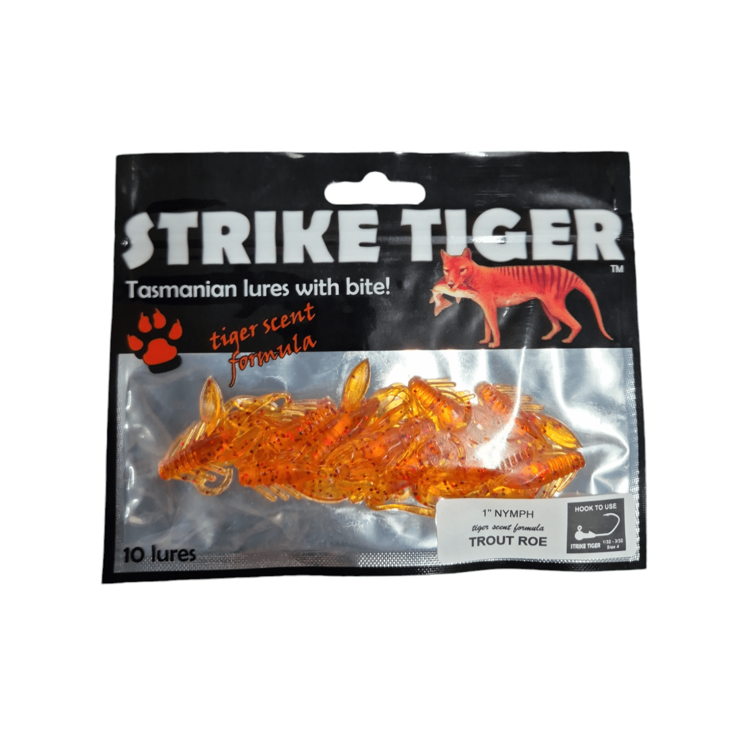 Strike Tiger Strike Tiger 1" Nymph Soft Plastics (10 Pack) premium fishing tackle gear from Allways Angling