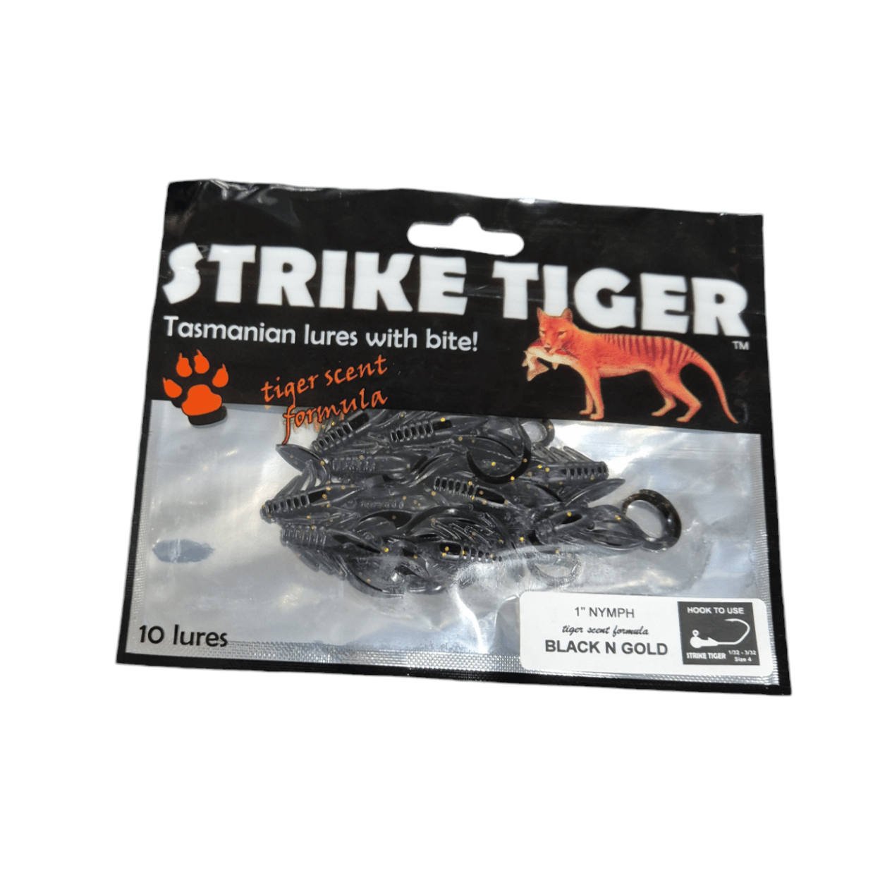 Strike Tiger Strike Tiger 1" Nymph Soft Plastics (10 Pack) premium fishing tackle gear from Allways Angling