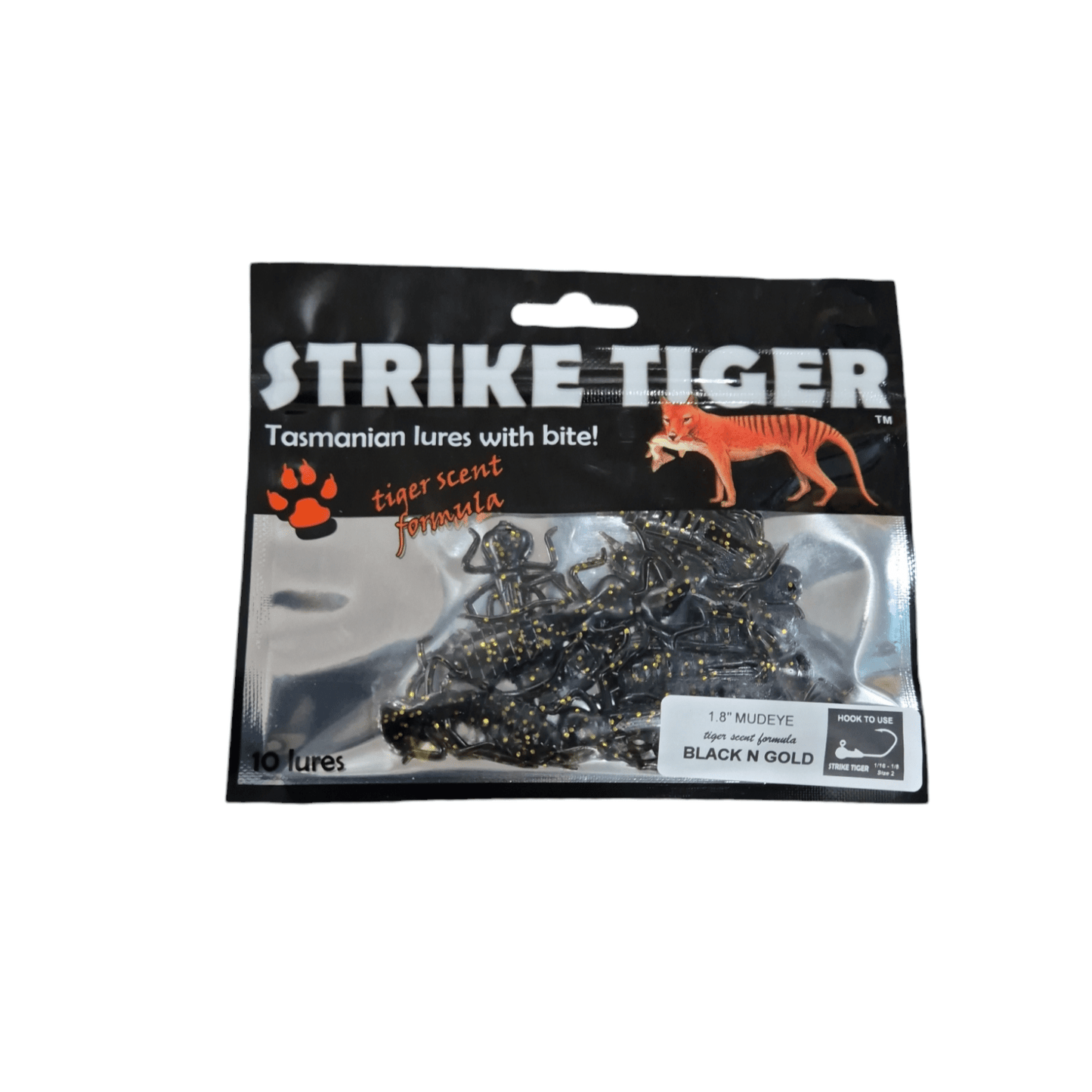 Strike Tiger Strike Tiger 1.8" Mudeye Soft Plastics (10 Pack) premium fishing tackle gear from Allways Angling