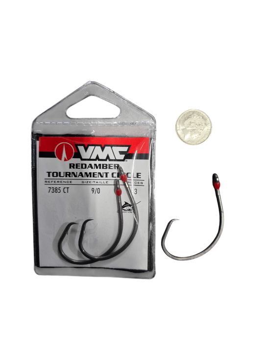 Owner VMC 7385 Redamber Tournament Circle Hooks 9/0 3pk premium fishing tackle gear from Allways Angling