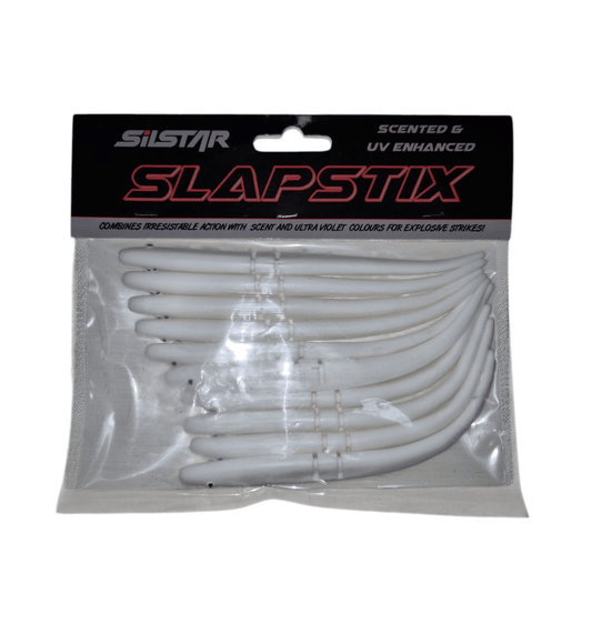 Silstar Silstar Slapstix 6 inch Pearl SLP6-PRL 10pk Soft Plastic Kingfish Lure premium fishing tackle gear from Allways Angling