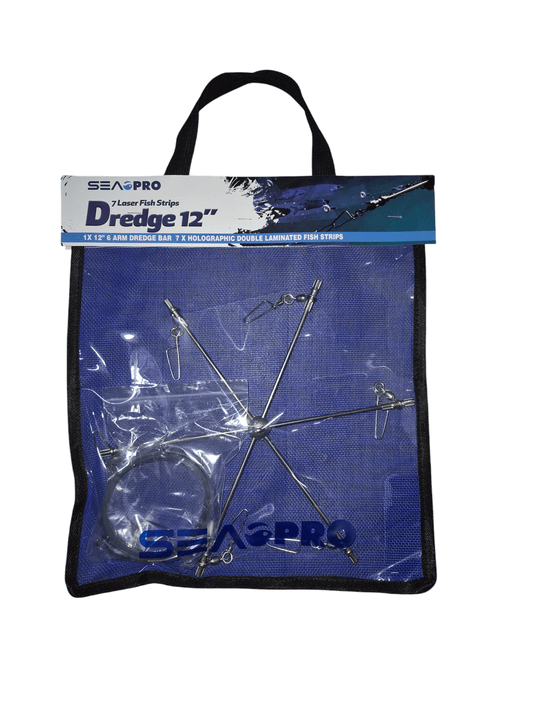 SEA PRO Sea Pro 12" Dredge Teaser w/ 7 x SARDINE STRIPS premium fishing tackle gear from Allways Angling