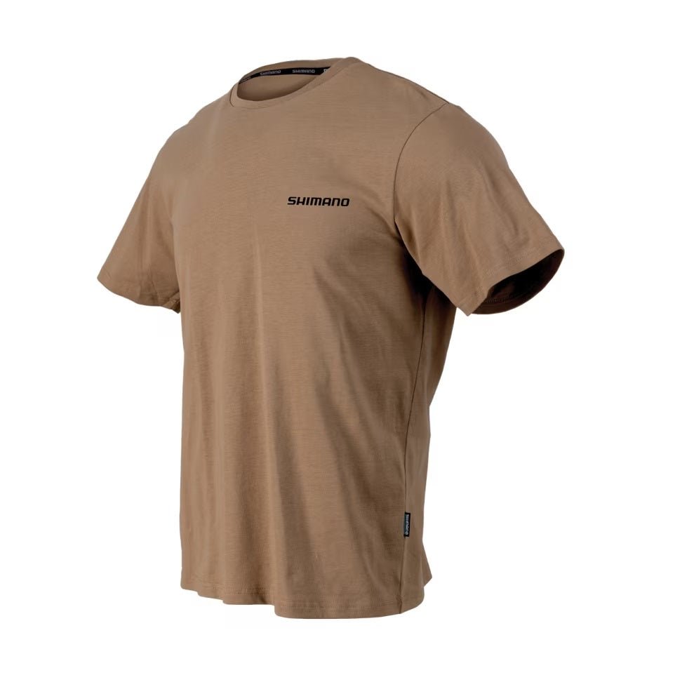 Shimano SHIMANO LTG BROWN TROUT T-SHIRT premium fishing tackle gear from Allways Angling