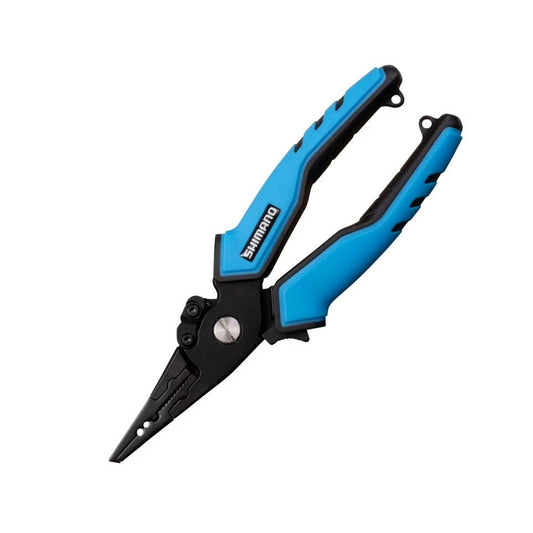 Shimano SHIMANO 7.5" ALLOY SPLIT RING PLIER WITH CUTTER premium fishing tackle gear from Allways Angling