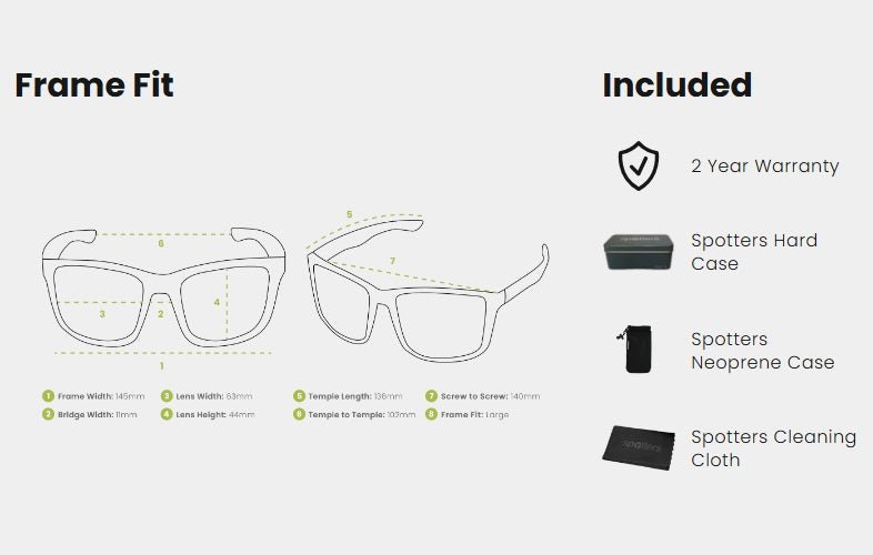 Spotters Spotters Sunglasses RENEGADE PENETRATOR premium fishing tackle gear from Allways Angling