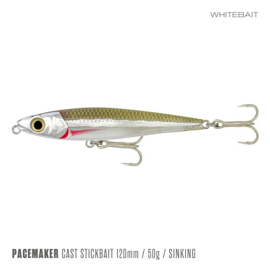 Samaki Samaki Pacemaker Cast Stickbait 120mm WHITEBAIT premium fishing tackle gear from Allways Angling