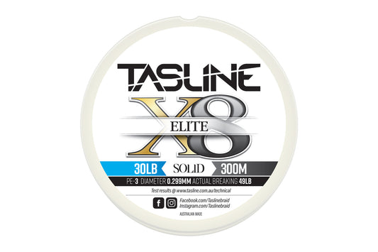 Tasline Tasline Elite White Braid premium fishing tackle gear from Allways Angling