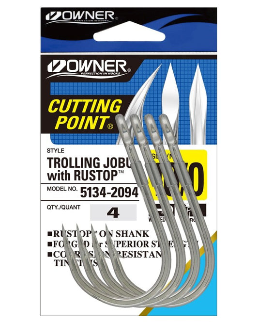 Owner Owner Trolling Jobu Rustop Hooks Pre-Pack premium fishing tackle gear from Allways Angling