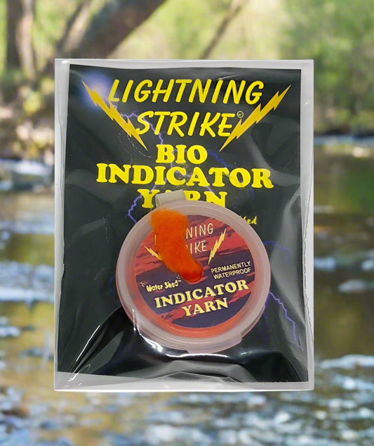 Wapsi Lightning Strike Indicator Yarn - FL.ORANGE premium fishing tackle gear from Allways Angling
