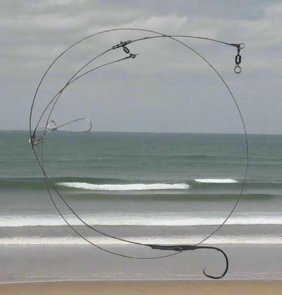 Sliding Heavy Duty Wire Surf Rig 8/0