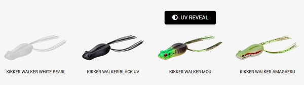 BAIT JUNKIE Kikker Walker Frog 3pcs