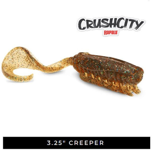 Rapala Rapala Crush City 3.25 Creeper Soft Plastics (6pk) premium fishing tackle gear from Allways Angling