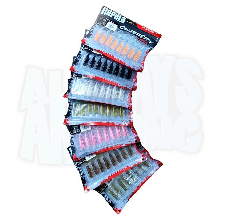 Rapala Rapala Crush City 2.5" Creeper Soft Plastic Lures 8pcs premium fishing tackle gear from Allways Angling