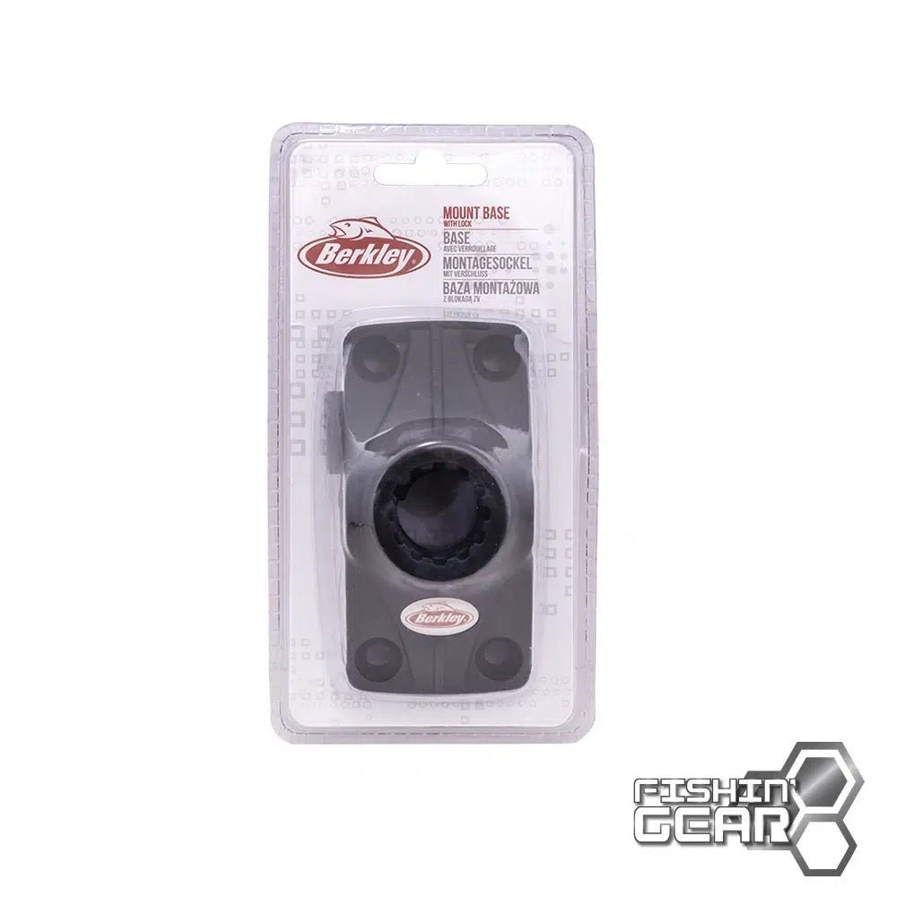 Berkley Berkley Fishin’ Gear Mount Base With Lock premium fishing tackle gear from Allways Angling