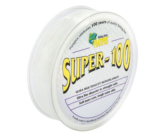 Platypus Platypus SUPER 100 Monofilament Line 500m premium fishing tackle gear from Allways Angling
