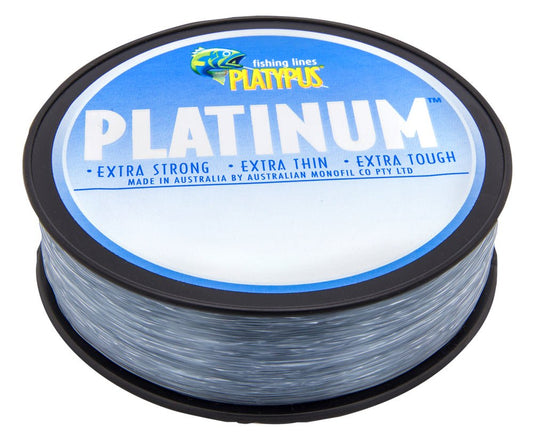 Platypus Platypus PLATINUM Monofilament Line 300m Clear premium fishing tackle gear from Allways Angling