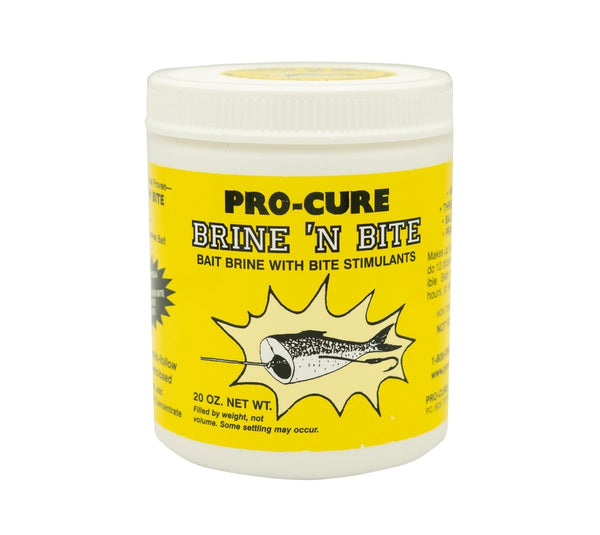 Pro-Cure Brine 'N Bite 20oz Fishing Bait Enhancer