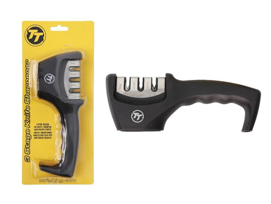 TT TT KNIFE SHARPENER 3 STAGE premium fishing tackle gear from Allways Angling