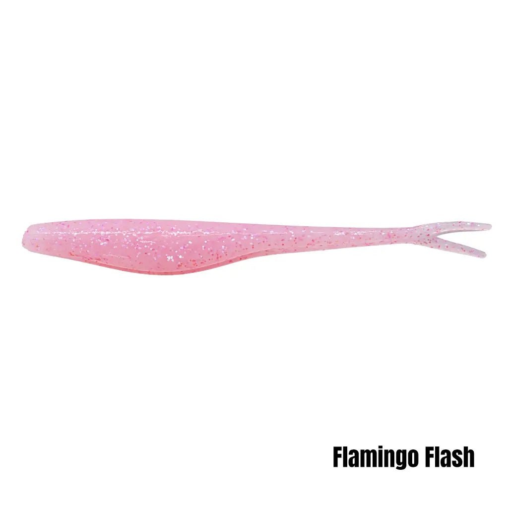 Gulp Gulp 7" Jerkshad FLAMINGO FLASH (4 Pack) premium fishing tackle gear from Allways Angling