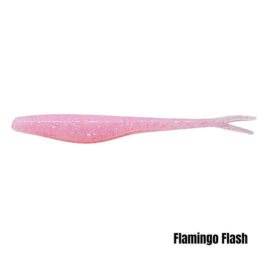 Gulp Gulp 7" Jerkshad FLAMINGO FLASH (4 Pack) premium fishing tackle gear from Allways Angling