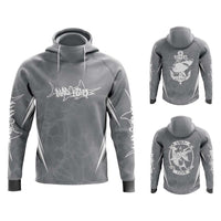 Mad Fisho KIDS Fishing Hoodie Jumper GREY