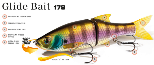 Molix Molix Glide Bait 178 482 premium fishing tackle gear from Allways Angling