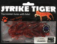 Strike Tiger 1" Nymph Soft Plastics (10 Pack)