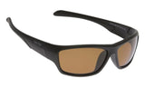 UGLY FISH PU5117 Unbreakable Polarised Wrap Sunglasses - Brown Lens