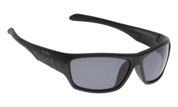UGLY FISH PU5117 Unbreakable Polarised Wrap Sunglasses SMOKE