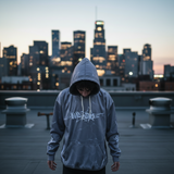 Mad Fisho Fishing Hoodie Jumper GREY