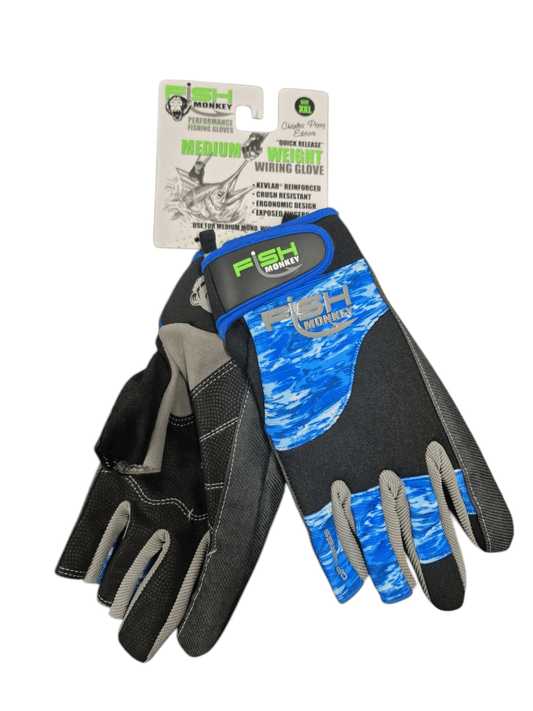 Fish Monkey Fish Monkey Wiring Gloves (Medium Weight) premium fishing tackle gear from Allways Angling