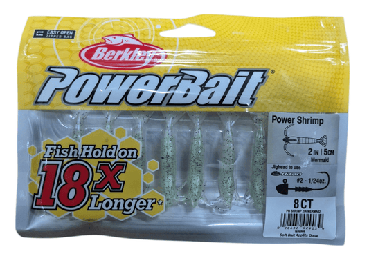 Berkley Berkley PowerBait 2" Shrimp 8pk MERMAID premium fishing tackle gear from Allways Angling