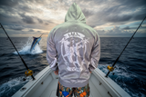 Mad Fisho Fishing Hoodie Jumper GREY