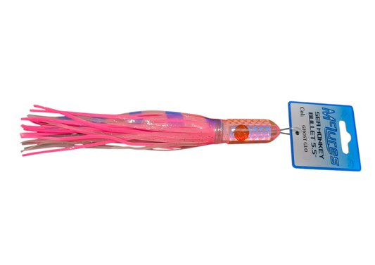 Mclures McLures Seamonkey Bullet 5.5" Jethead Game Lure GHOST GLO premium fishing tackle gear from Allways Angling