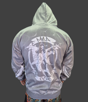 Mad Fisho KIDS Fishing Hoodie Jumper GREY